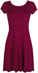 Rotes Kleid mit Rückenausschnitt und dekorativer Schnürung, Black Premium by EMP, Kurzes Kleid