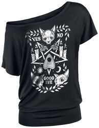 T-Shirt mit Pentagramm, Gothicana by EMP, T-Shirt