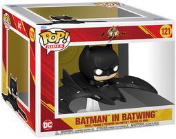 Batman in Batwing  (Pop! Ride Super Deluxe) Vinyl Figur 121, The Flash, Funko Pop!