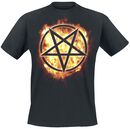 Burning Pentagram, Burning Pentagram, T-Shirt