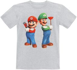 Kids - Plumbing Bros., Super Mario, T-Shirt