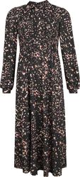 Shirred Bust Ditsy Floral Shirt Midi Dress, QED London, Mittellanges Kleid