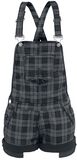 Short Checked Dungarees, Rock Rebel by EMP, Jumpsuit