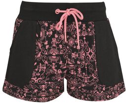 Shorts with pink ornaments, RED by EMP, Short
