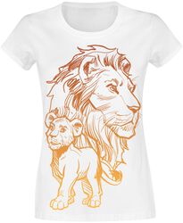 Simba And Mufasa - Father And Son, Der König der Löwen, T-Shirt