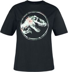 Flower Logo, Jurassic Park, T-Shirt