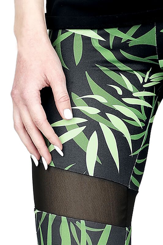 Leggings with bambus print and mesh inserts | RED by EMP Leggings | EMP