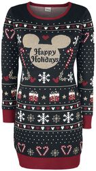 Happy Holidays, Mickey Mouse, Mittellanges Kleid