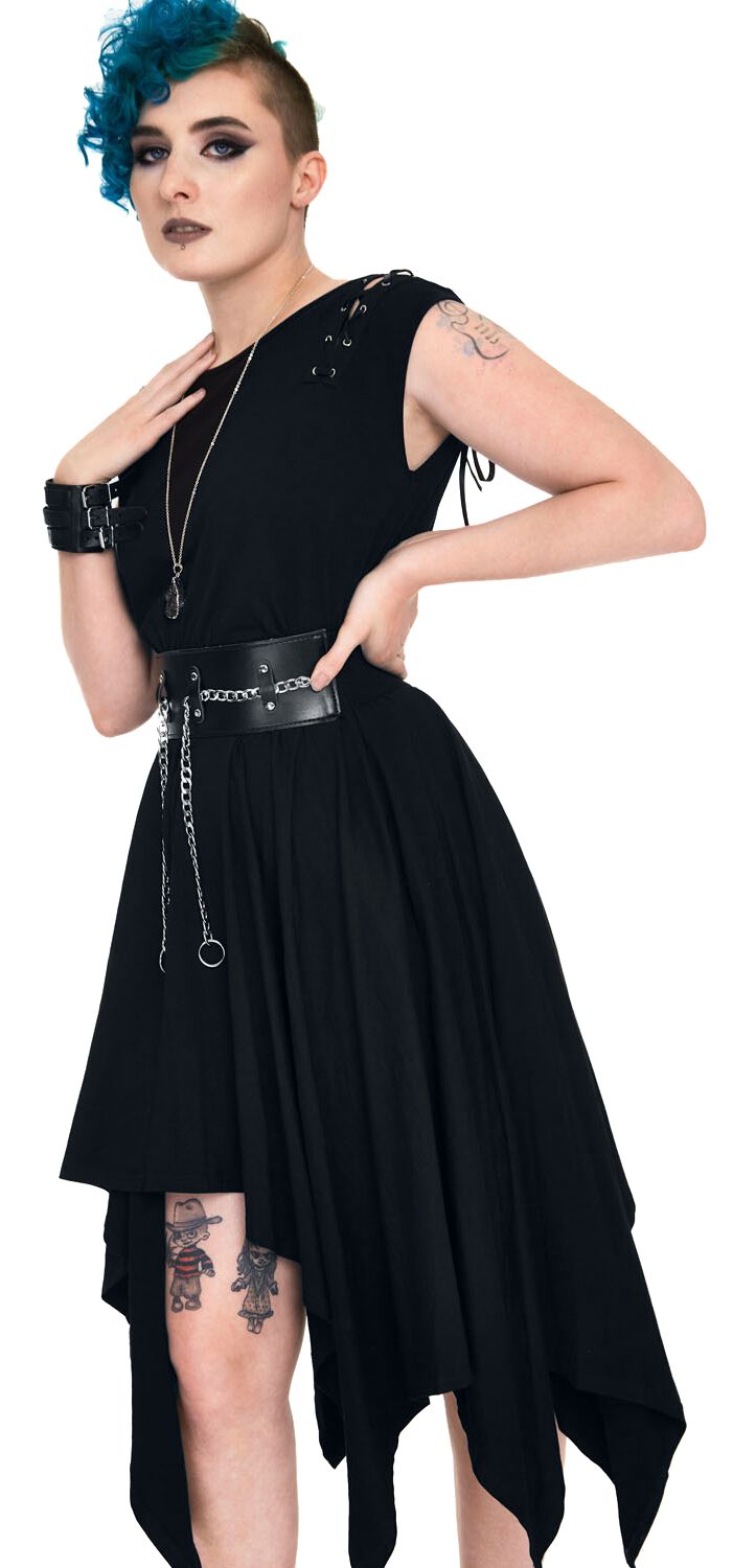 Garden Of Skull Midi Chiffon Dress | Jawbreaker Mit Produktbild-Vorschau 8