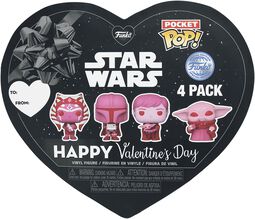 The Mandalorian Valentine's Day Box 4PC - Pocket Pop!