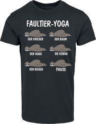 Faultier Yoga, Tierisch, T-Shirt