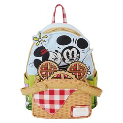 Loungefly - Mickey and Friends Picnic, Micky Maus, Mini-Rucksack