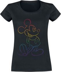 Rainbow Micky, Micky Maus, T-Shirt