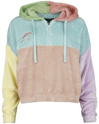 Colorful Hoody with Embroidery, Full Volume by EMP, Kapuzenpullover