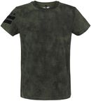 Snow Wash Shirt, Black Premium by EMP, T-Shirt