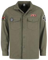 Slayer Military Shirt - Shacket, Slayer, Langarmhemd
