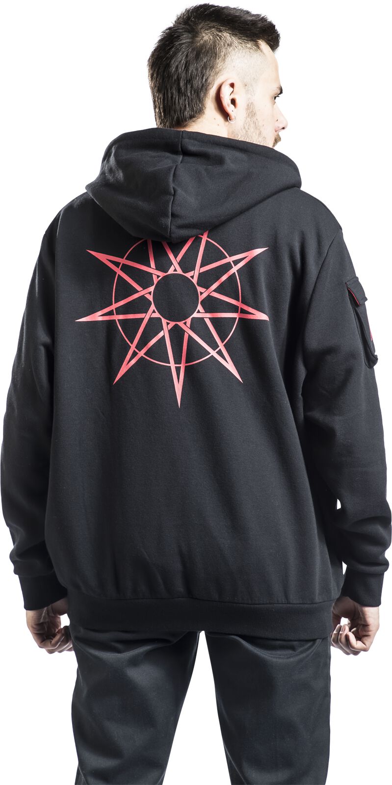 Slipknot Leather Jacket Emp Slipknot Jacke Slipknot Kapuzenjacke