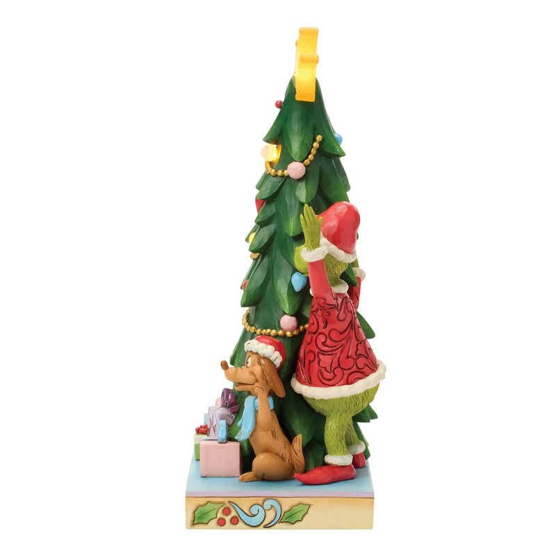 The Grinch, Max and Cindy-Lou Peeking Out Of Tree - The Grinch by Jim Shore | The Grinch Sammelfiguren