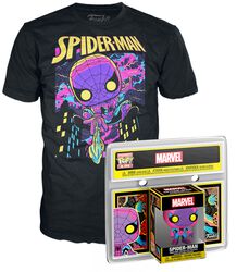 Spider-Man (Blacklight) - Pocket POP! & Tee in Kindergröße, Spider-Man, Funko Pop!