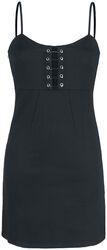 Kleid mit Safty Pins, Black Premium by EMP, Kurzes Kleid
