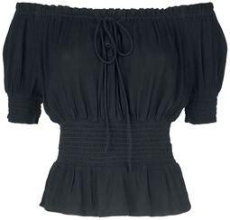 Schulterfreie Bluse, Gothicana by EMP, Bluse