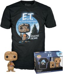 E.T. Phone Home T-Shirt plus Funko - Pop! & Tee, E.T. - Der Ausserirdische, Funko Pop!