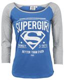 Stronger & Faster, Supergirl, Langarmshirt