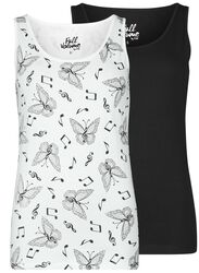 Double Pack Tops with Butterflys and Notes, Full Volume by EMP, Top