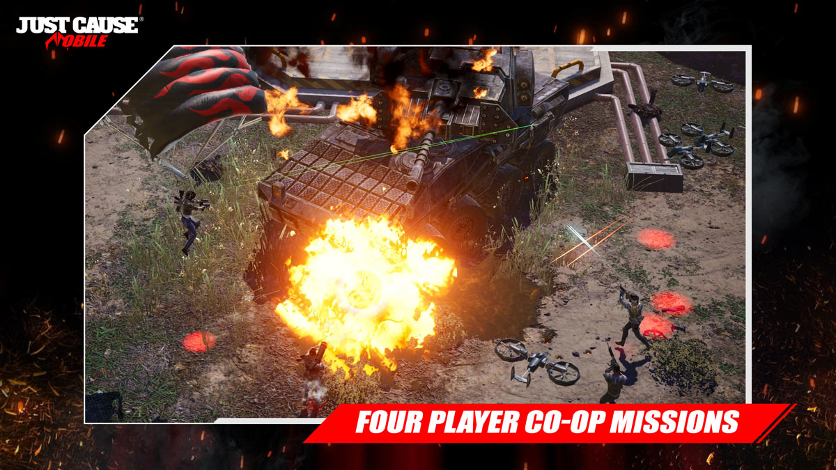 In Just Cause: Mobile gibt es vier verschiedene Spiel-Modi.