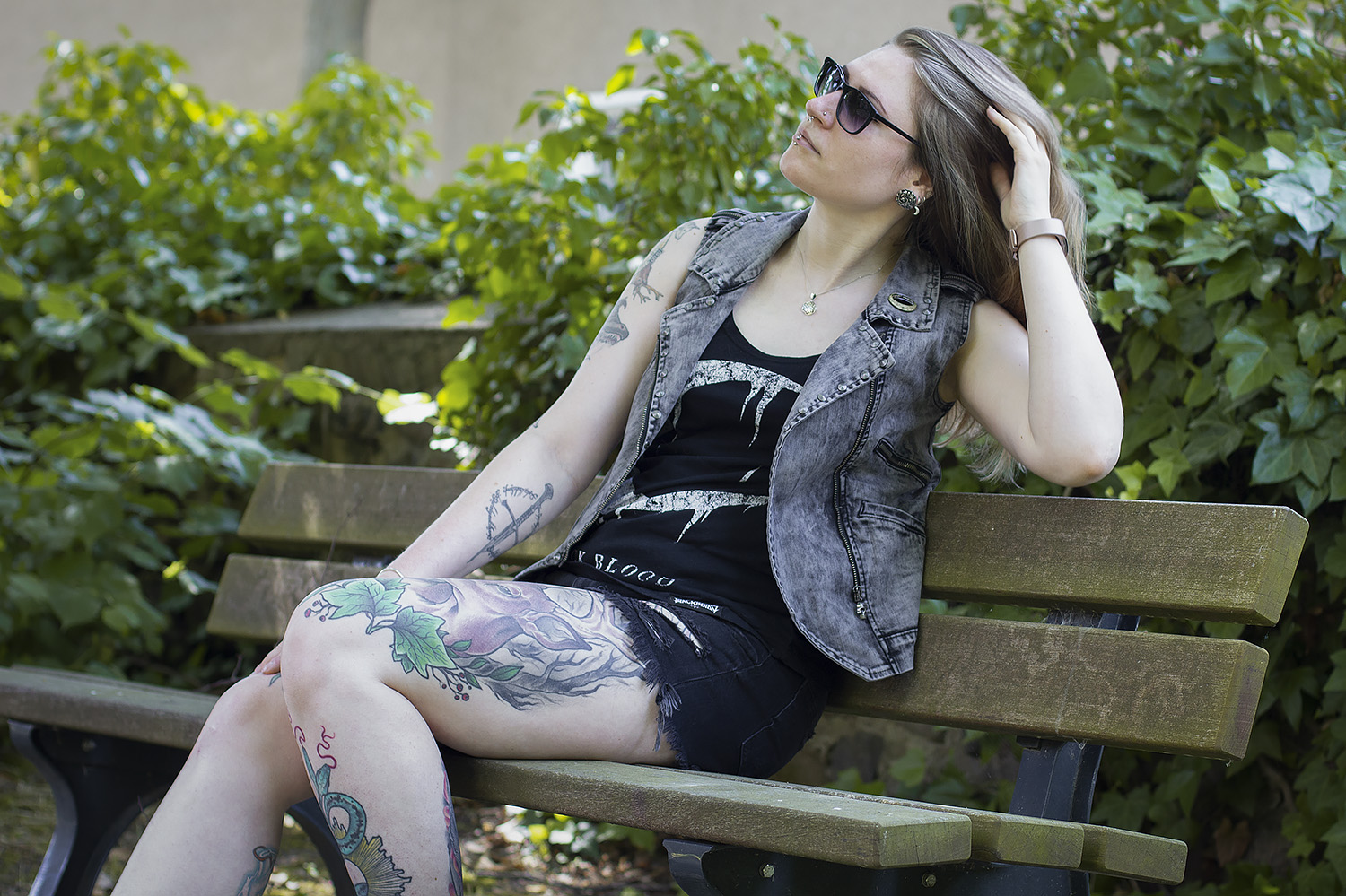 Rock Rebel By EMP graue Weste