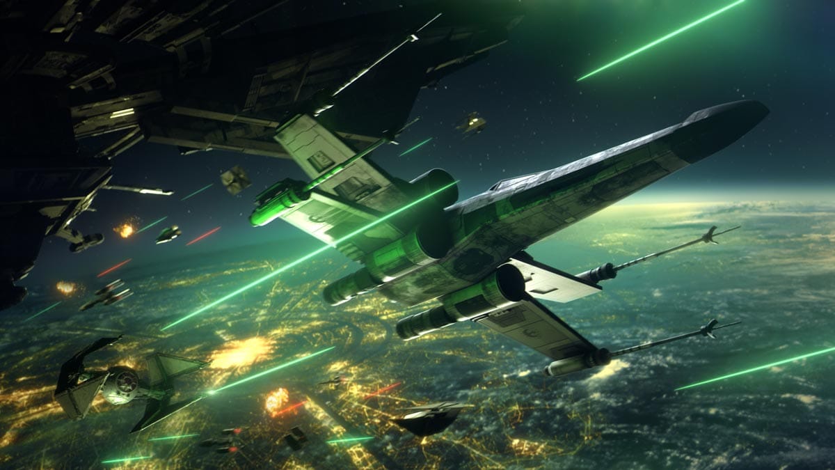 Star Wars: Squadrons bietet arcadige Dogfights im Weltraum.