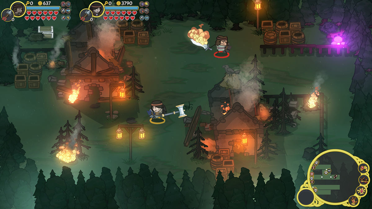 Gekämpft wird mit viel Blut - Conan halt.