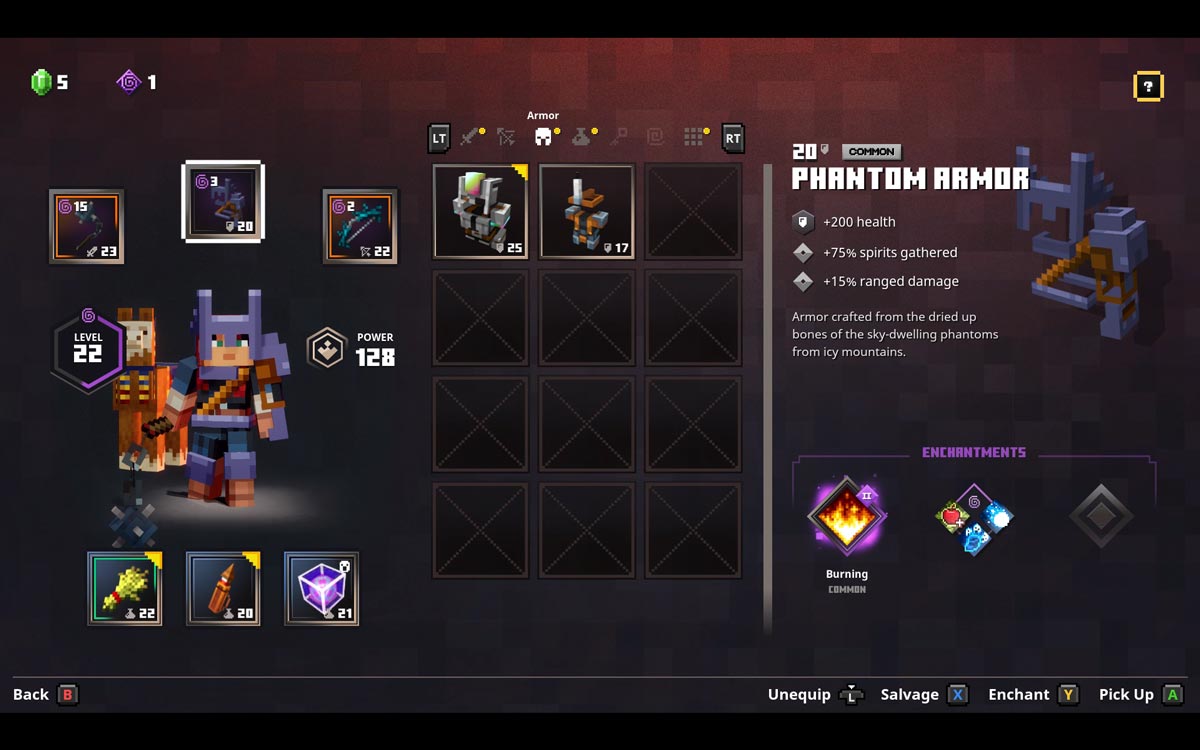 Wie in einem echten Crawler: Ausrüstung zählt!