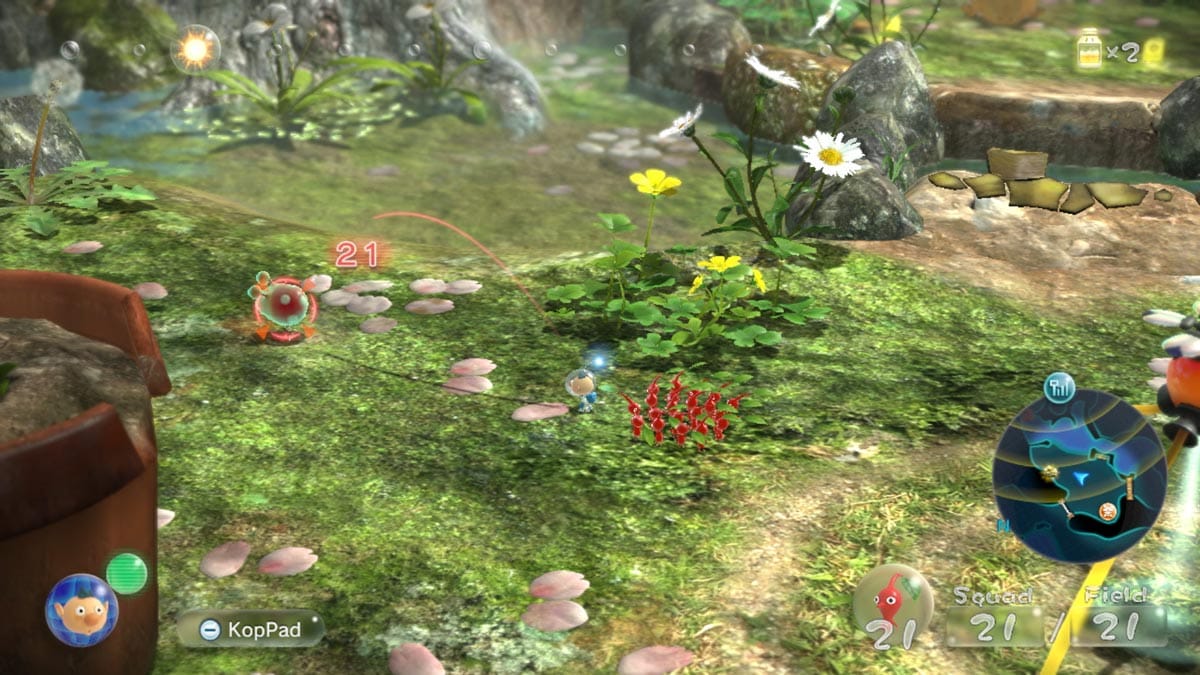 Pikmin 3 Deluxe ist alleine oder im Koop spielbar.
