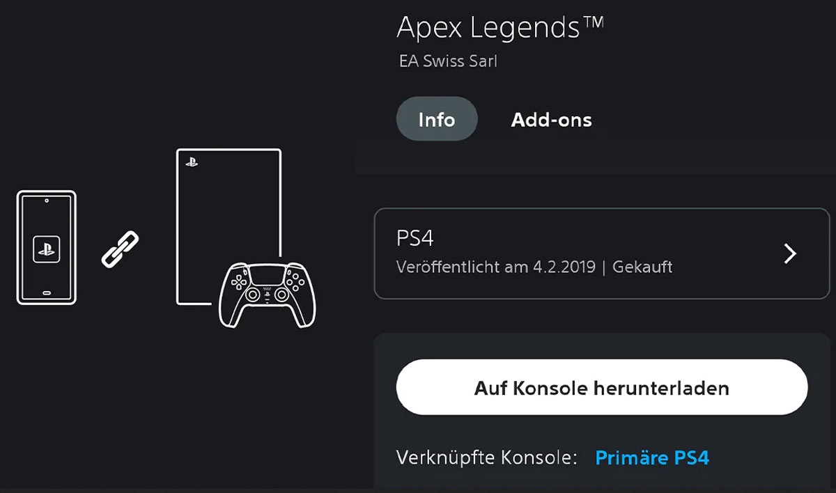 Praktisches Update für die PlayStation App! Screenshot: Sony/Ulrich Wimmeroth.