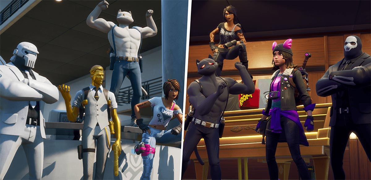 Ghost und Shadow sind die neuen Fraktionen in Fortnite Season 2.