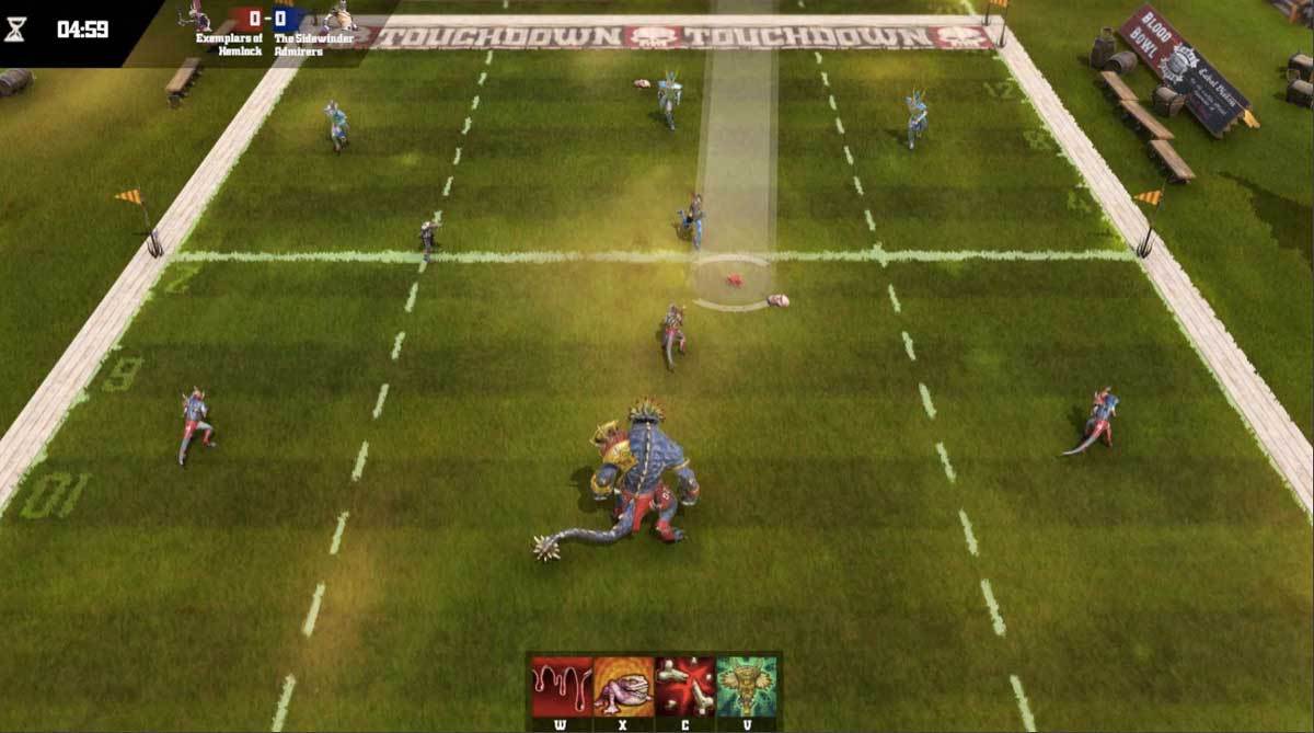 Auf dem Spielfeld wird nicht nur gepasst - auch ordentlich geprügelt.