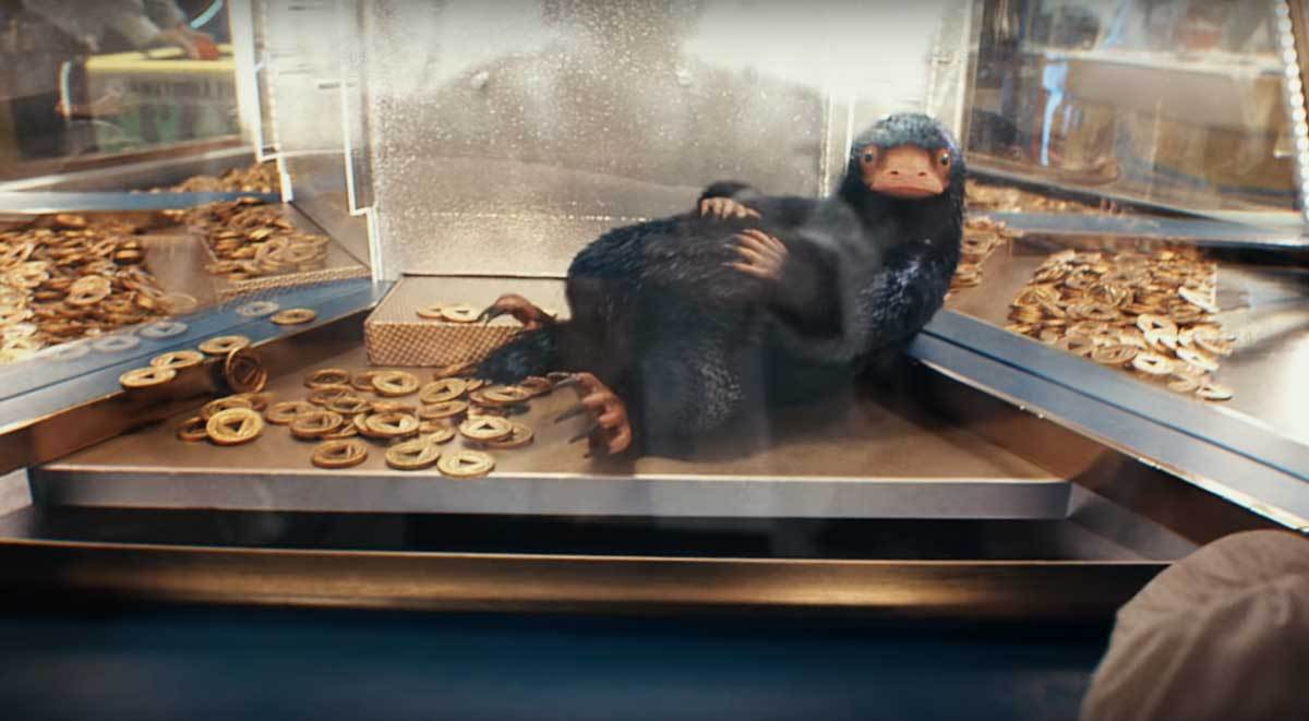 Niffler? Die knuddligen Wesen stehen auf Glitzerzeug.