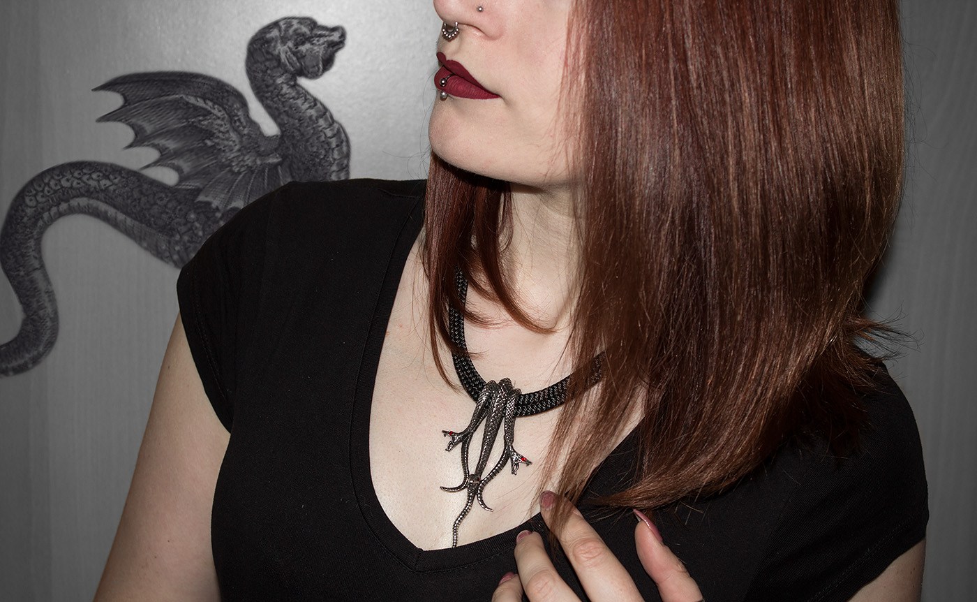 Hydra Halskette Alchemy Gothic